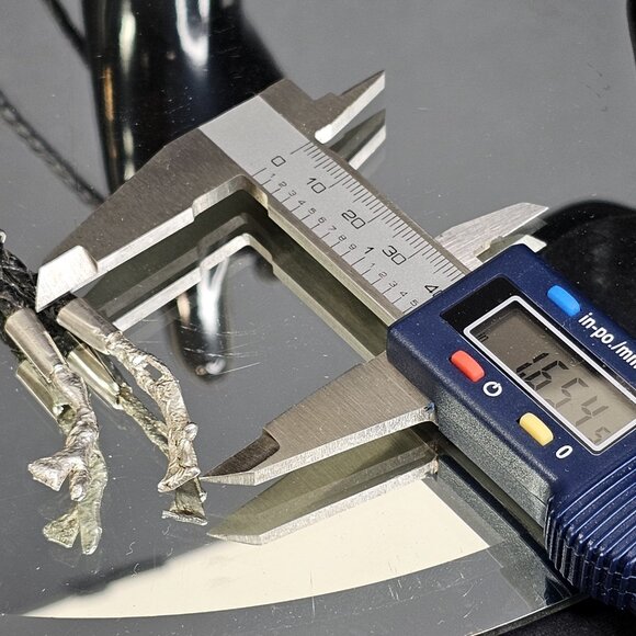 Navajo Silver And Turquoise Bolo Tie With Sterling Silver Tips Small Simple - Picture 4 of 11